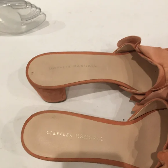 LOEFFLER RANDALL SUEDE HEELS - Picture 7 of 9